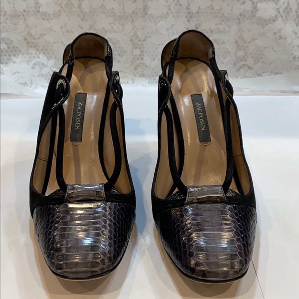 ZAC POSEN BLOCK HEEL